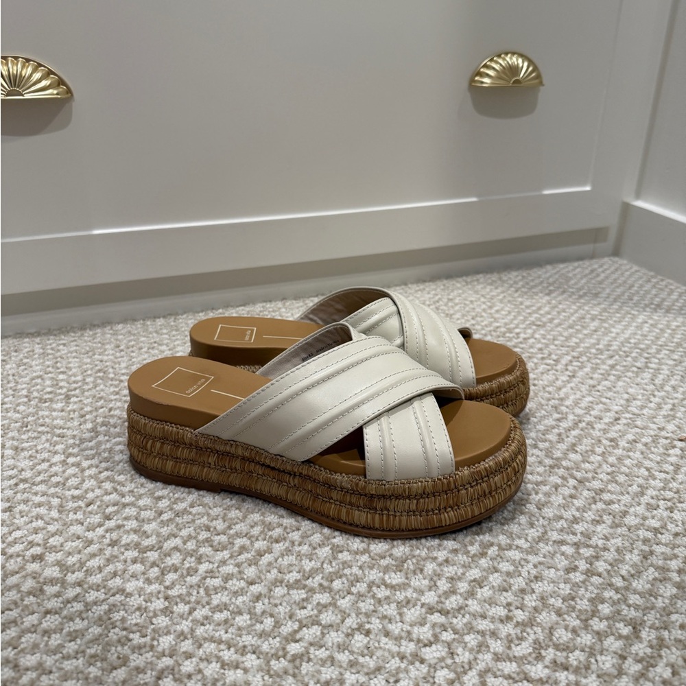 Weslee Sandals Ivory Leather